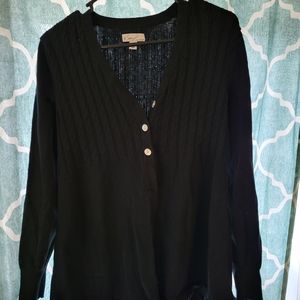 EUC  KIM ROGERS  Black cardigan